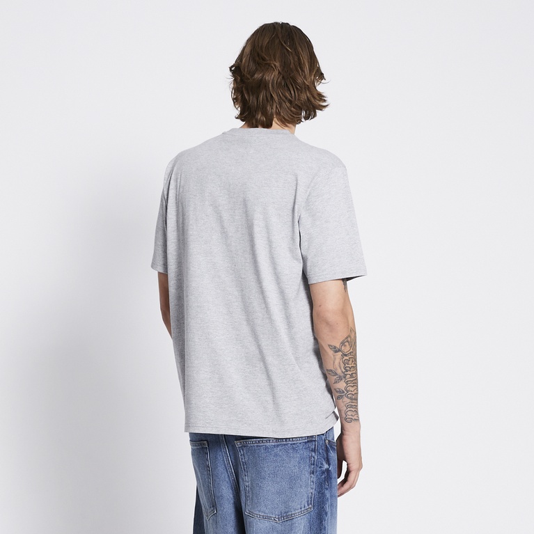 Heavy tee "William" Grey Melange